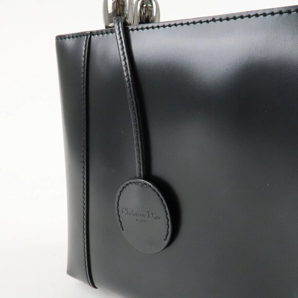 ❤️Authentic Christian Dior Enamel Leather Maris Pearl Hand Bag❤️ - Picture 9 of 16